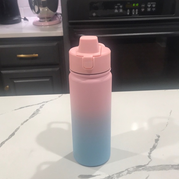 Gradient Pink and Blue Water Bottle - Picture 1 of 10